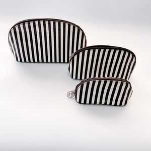 Henri Bendel Nesting Cosmetic Pouch Bags Set of 3